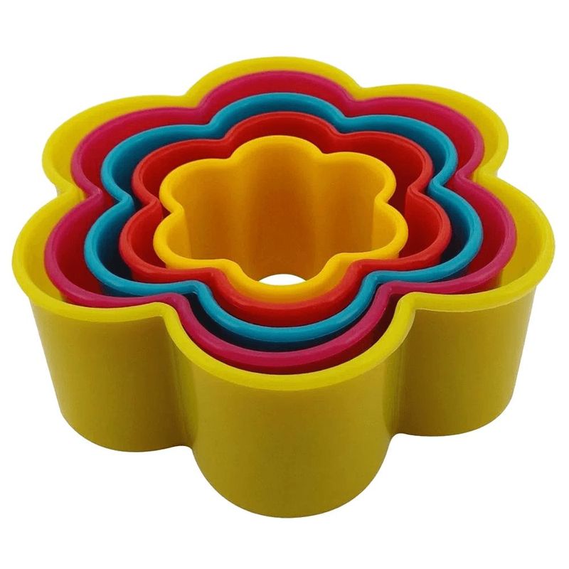 Jogo Cortadores Yangzi Carol 19646 Flor 5 P s 0