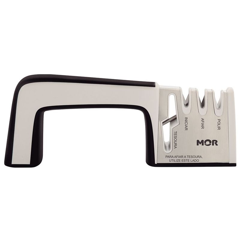 Afiador Facas Tesouras Mor 3904 23 5x8 5cm Inox 0