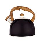 Chaleira Mor Wood 7715 2 5L Inox Aviso Sonoro Preta 0