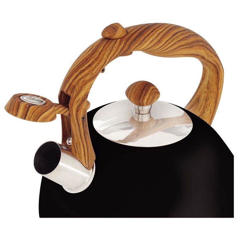 Chaleira Mor Wood 7715 2 5L Inox Aviso Sonoro Preta 2