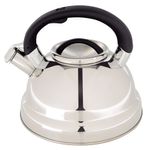 Chaleira Mor Diletta 3L Inox Fundo Triplo c  Apito 0