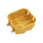 Caixa Embutir Gesso Bet Pl sticos DW44103 4x4 Amarela 0