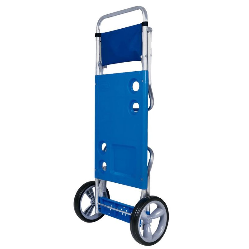 Carrinho de Praia Alum nio Mor Azul 2495 Pr tico 0