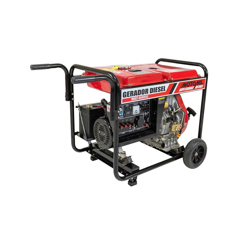 Gerador Diesel Motomil MDGT-8000CLE 13HP 380V El trico 0