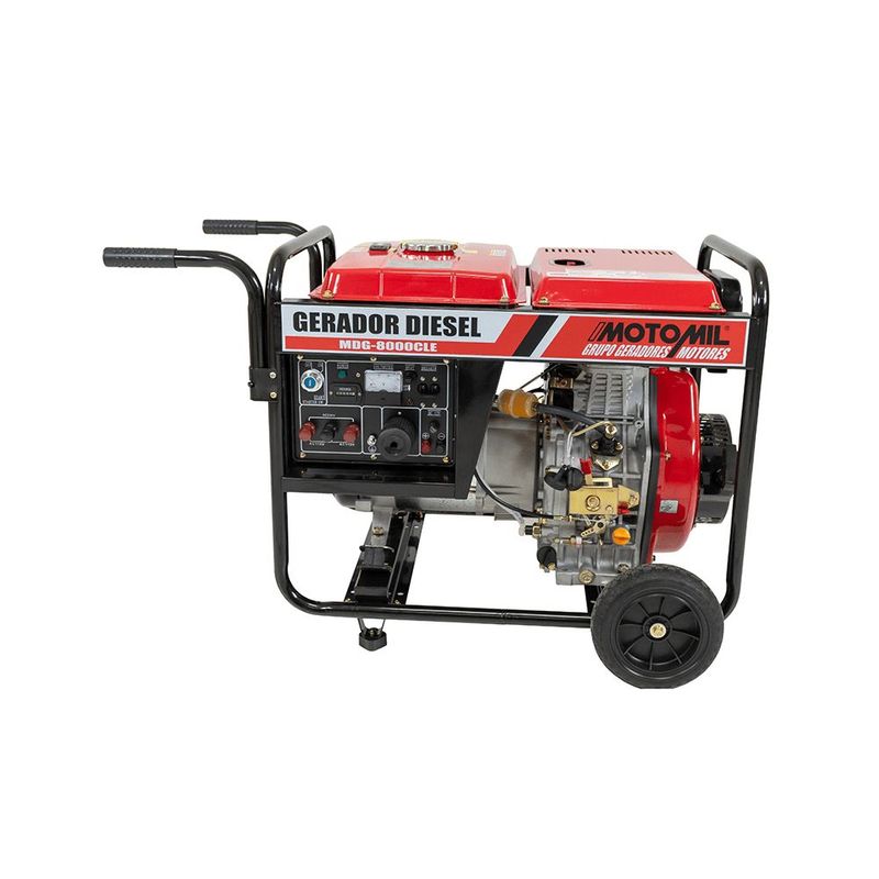 Gerador Diesel Motomil MDGT-8000CLE 13HP 380V El trico 1