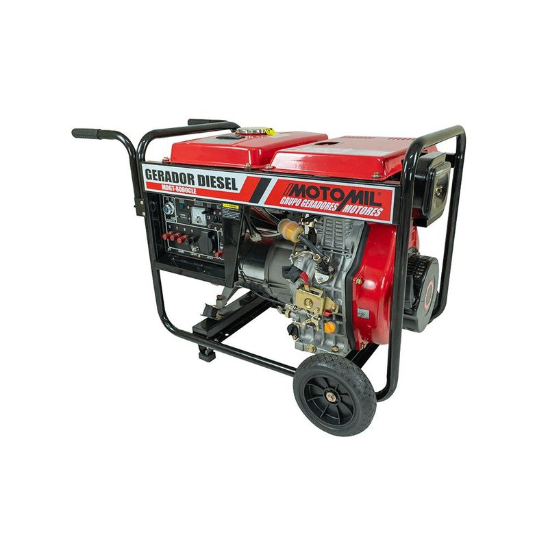 Gerador Diesel Motomil MDGT-8000CLE 13HP 380V El trico 2