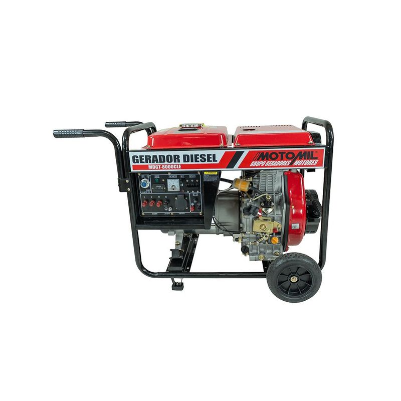Gerador Diesel Motomil MDGT-8000CLE 13HP 380V El trico 3