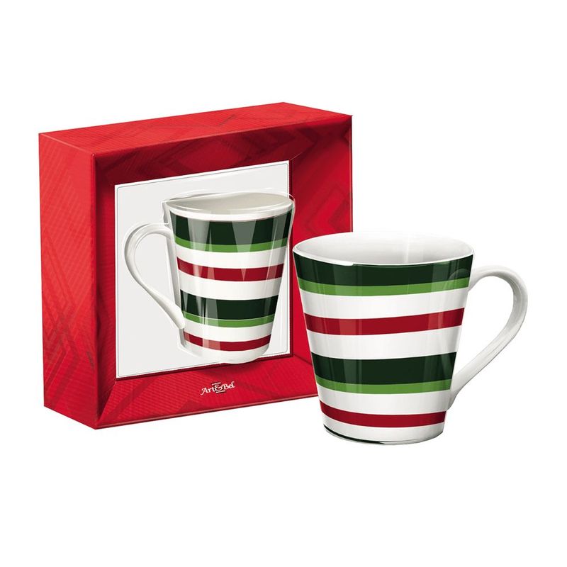 Caneca Artebel 1782 Porcelana Listrada 300ml 0