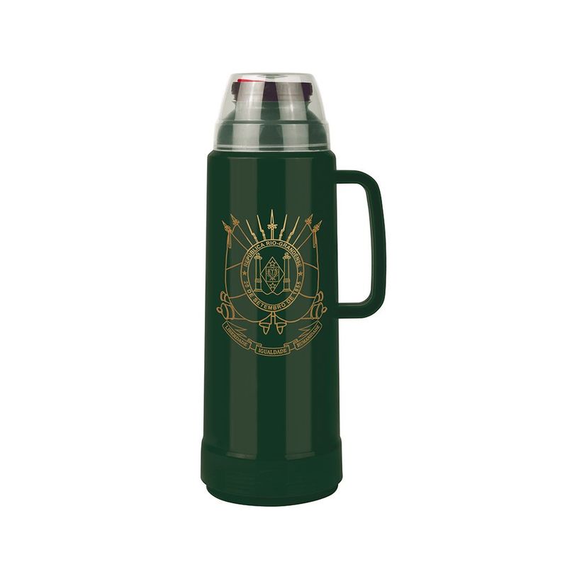 Garrafa T rmica Mor Use Farroupilha 1L  Ampola de Vidro  Verde - 25100612 0