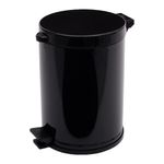 Lixeira Viel 10 5L PP Tampa Pedal Preta 3576 0