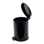 Lixeira Viel 10 5L PP Tampa Pedal Preta 3576 1