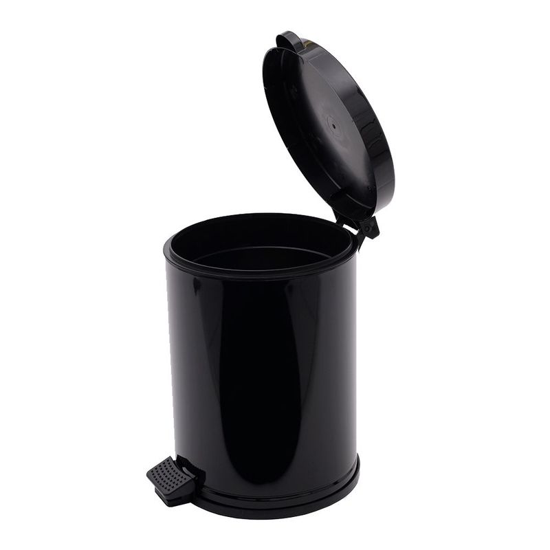 Lixeira Viel 10 5L PP Tampa Pedal Preta 3576 1