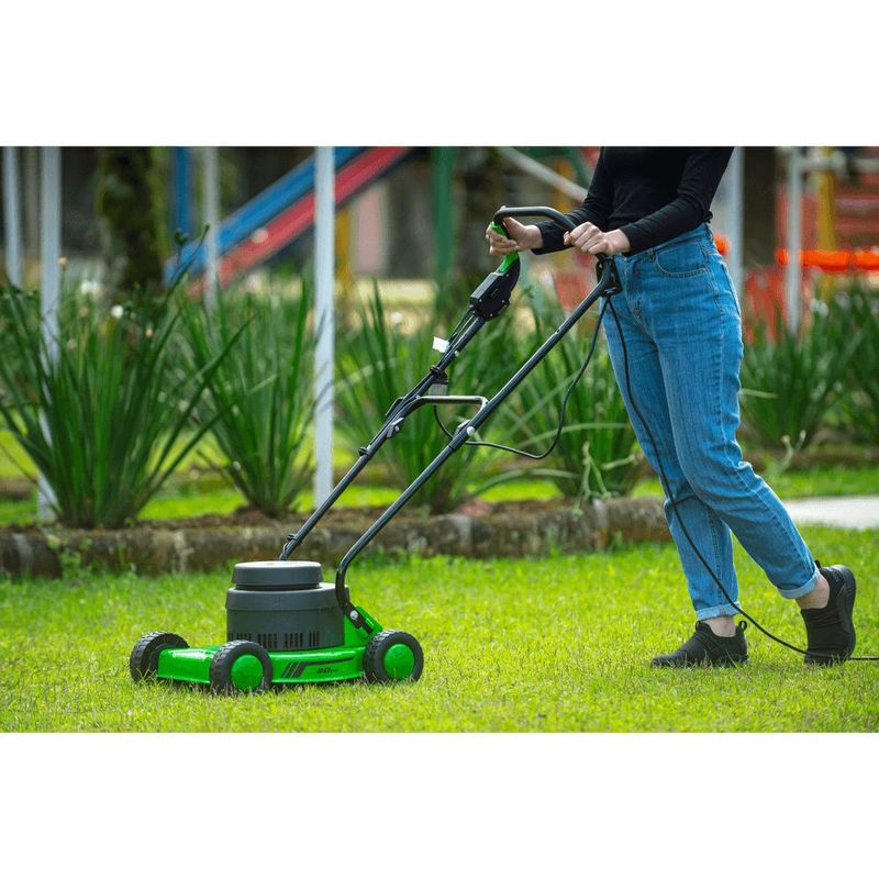 M quina   Cortador de Grama El trico Trapp TS 70T Reciclador  1100W  Di metro de Corte de 30cm - 127V 0