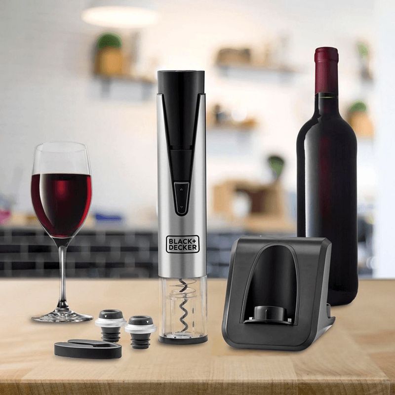 Abridor Vinho B D W15 El trico Recarreg vel c  V cuo 4