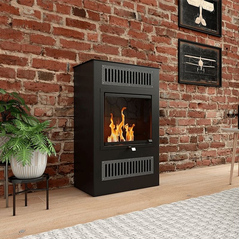 Lareira Etanol Met vila 843LE Prata A o Carbono 0