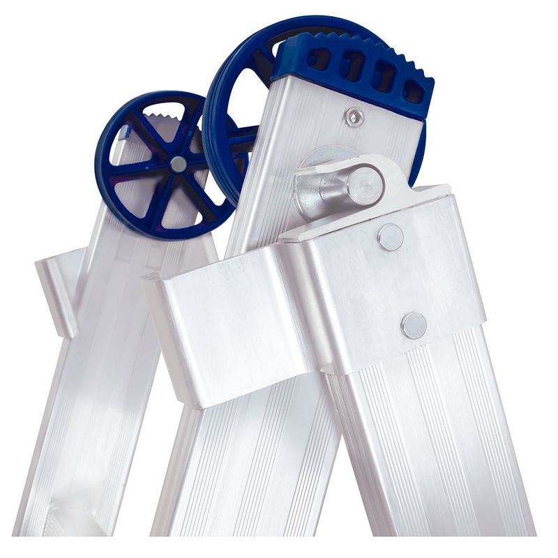 Escada de Alum nio Mor 2 x 13 Degraus Extensiva  3 em 1 - 5209 4