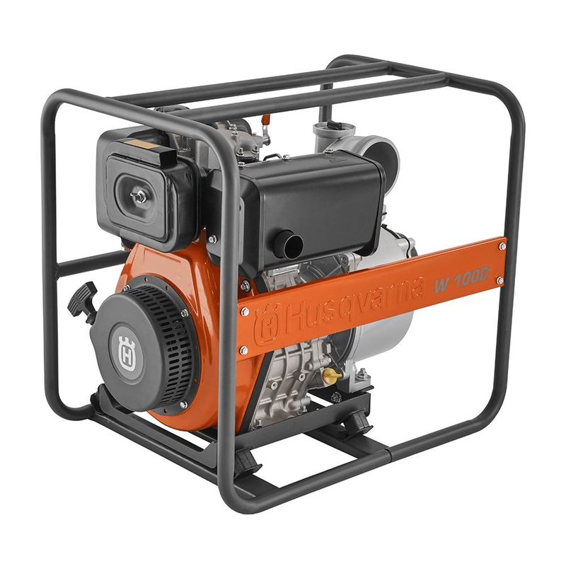 Motobomba Husqvarna W100D Diesel 8 4HP Centr fuga 0