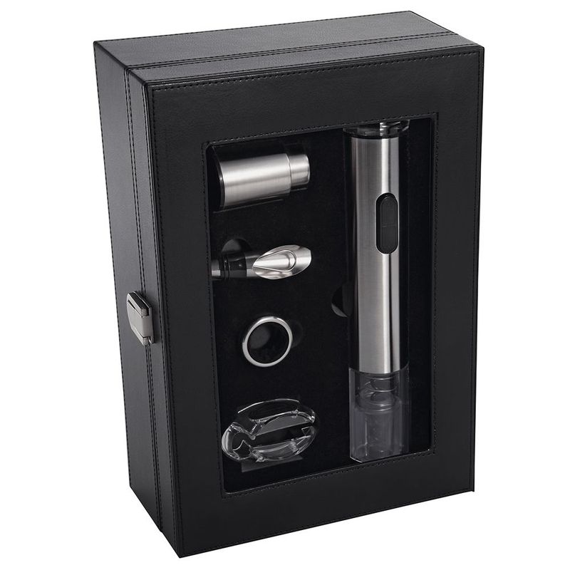 Kit Vinho Oster Inspire 5 Pe as Estojo Couro Sint tico 1