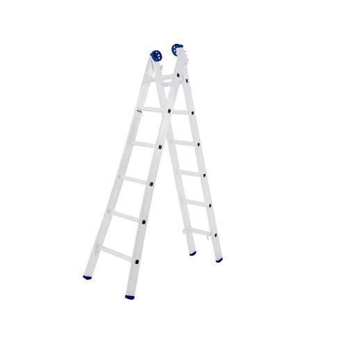 Escada Mor Alumínio 5202 Dupla 2x6 Degraus 3.9M