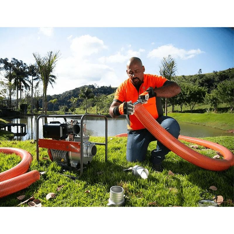 Motobomba Husqvarna W100D Diesel 8 4HP Centr fuga 3