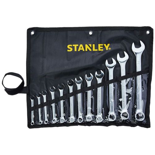 Jogo Chaves Combinadas Stanley 12 Pçs Aço 6-22mm
