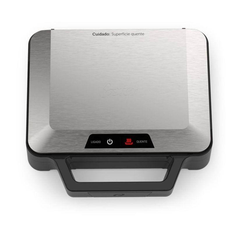 Grill Sanduicheira Inox Oster Osan500 - 220v 0