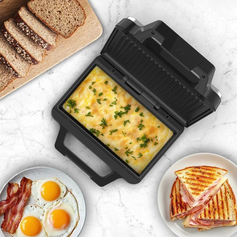 Grill Sanduicheira Inox Oster Osan500 - 220v 4