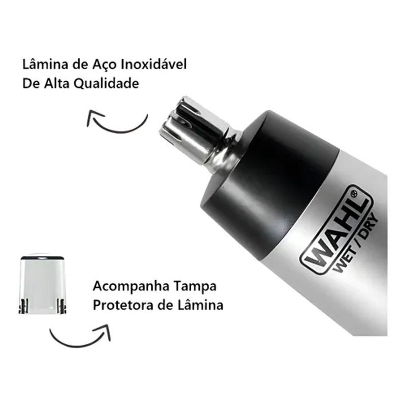 Aparador Pelos Wahl Nasal Trimmer 5642-100 Pilha 2
