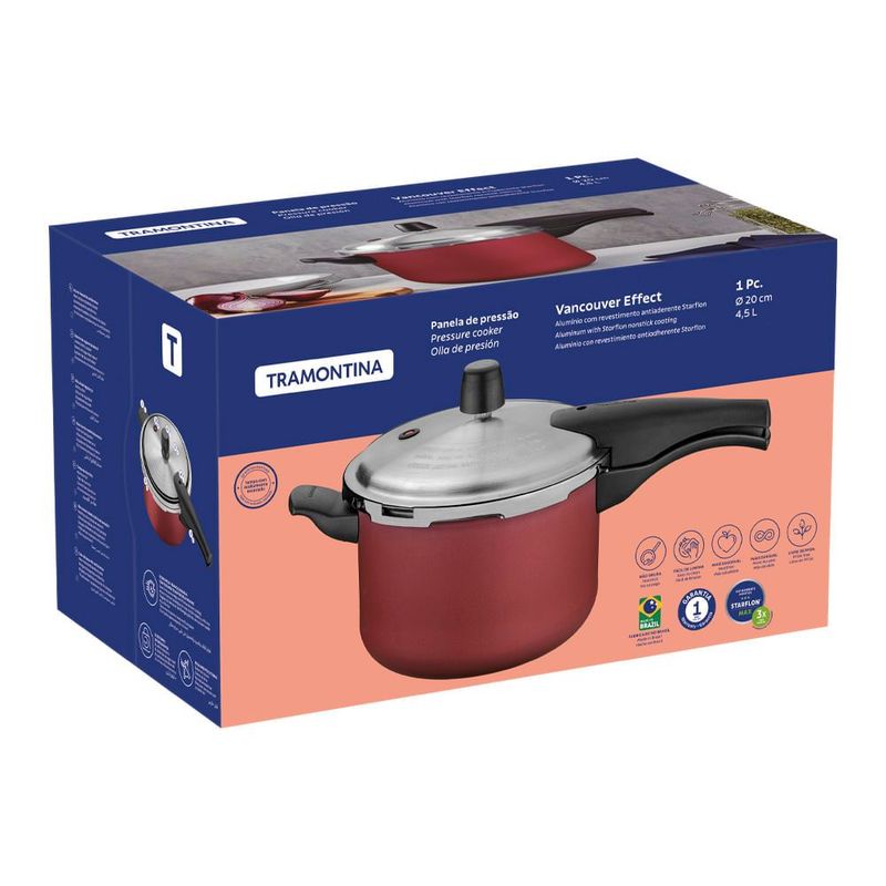 Panela Press o Tramontina Vancouver Effect 4 5L 2