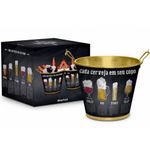 Balde Gelo Brasfoot Cerveja Idiomas 4692 Preto 1