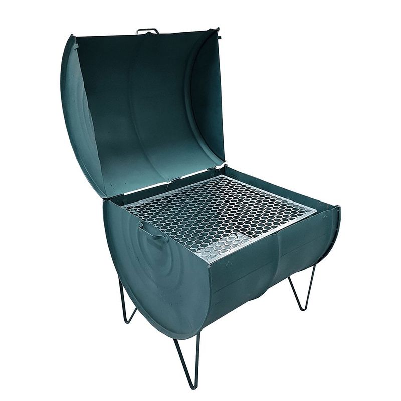 Churrasqueira Campeira 5 10 Tambor Carv o Tampa M dia 0