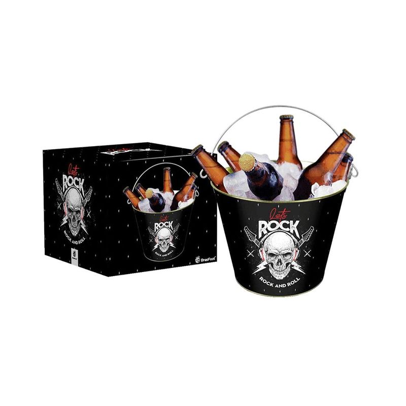 Balde de Gelo Brasfoot Caveira 5L Decorado 4696 0