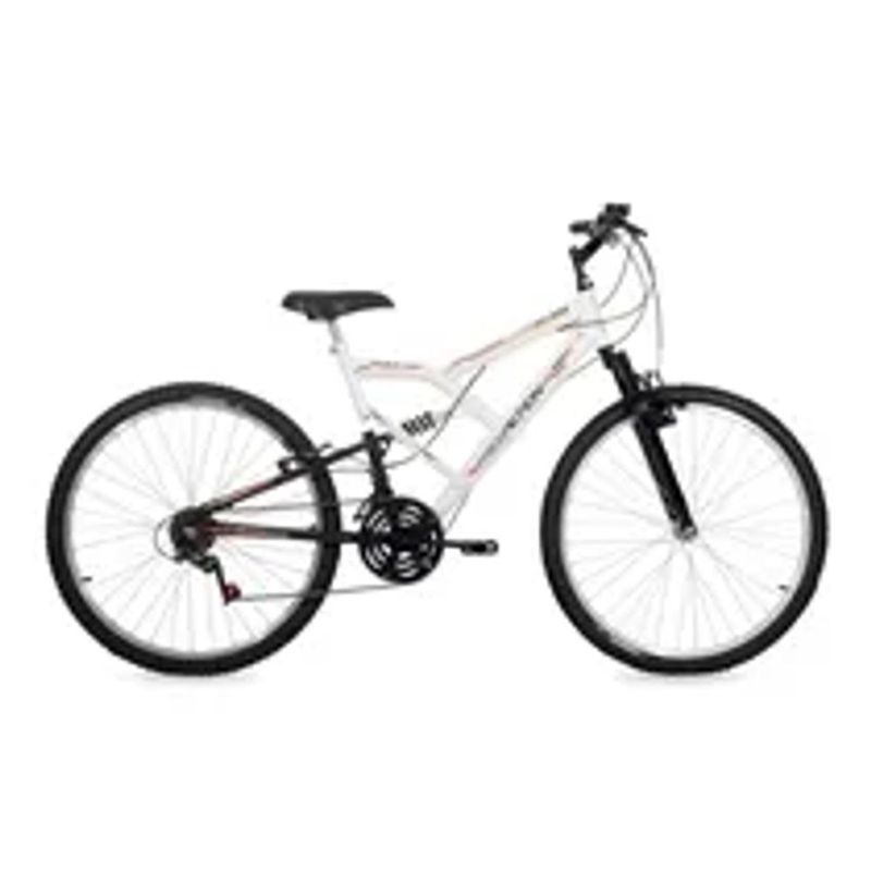 Bicicleta Mormaii Full Aro 26 Bco Preto 21V 2