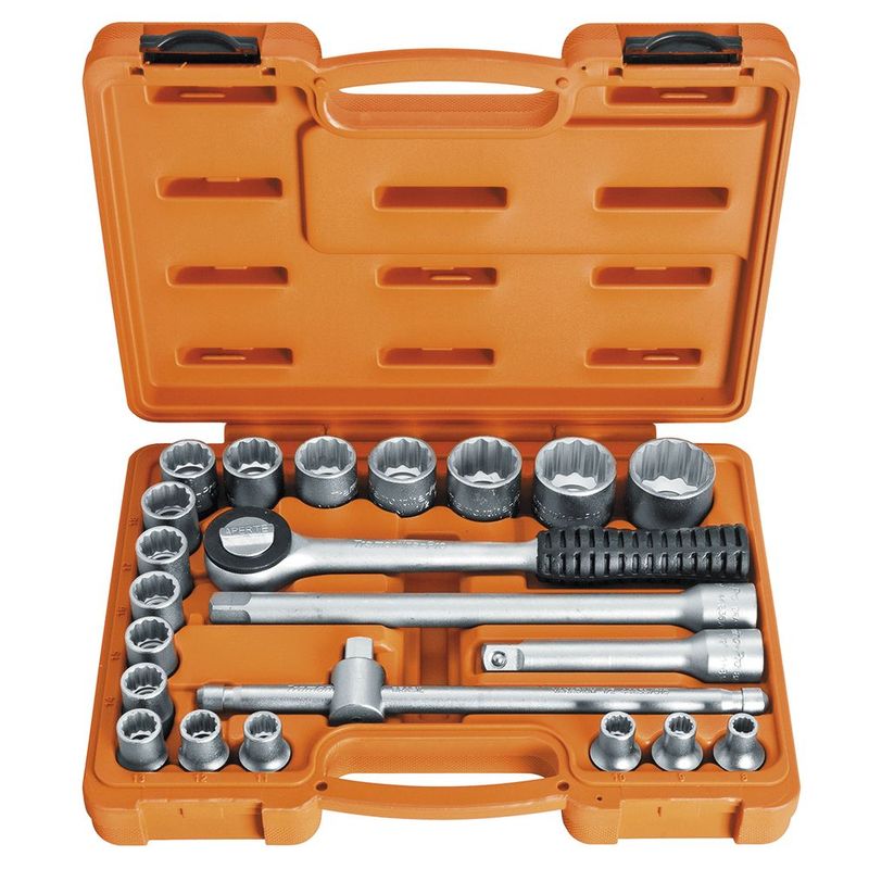 Jogo Soquetes Estriados Tramontina Pro 44833 522  1 2  22 P s 0