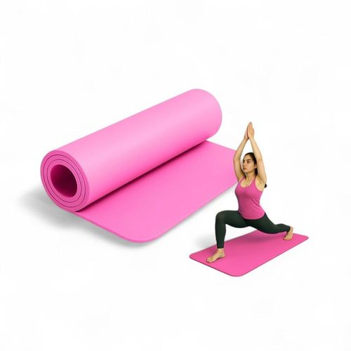 Tapete Yoga Kapazi Rosa 2x0,6m - Conforto e Estabilidade