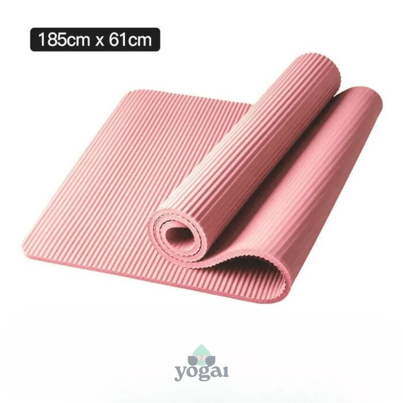 Tapete Yoga Kapazi Rosa 2x0 6m - Conforto e Estabilidade 3
