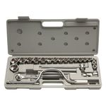 Jogo Soquetes Eda 24 Pe as 10mm a 32mm A o Carbono 0