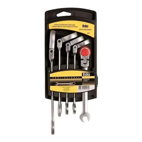 Jogo Chaves Combinadas Eda 5 Peças 8-14mm