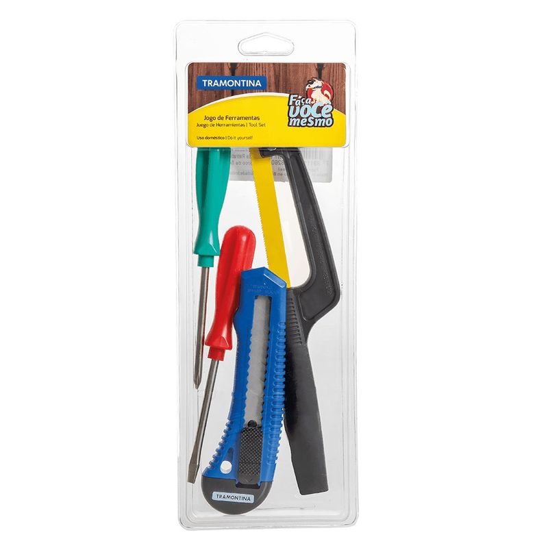 Jogo Ferramentas Tramontina 4 P s Essenciais 0