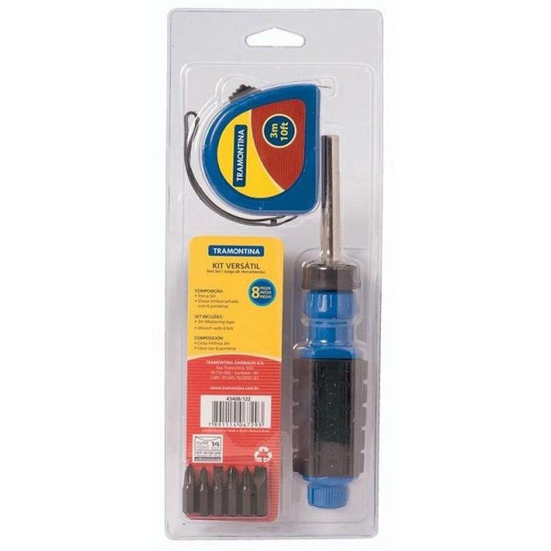 Jg Ferramentas Tramontina 43408 122 8 P s c  Trena 0