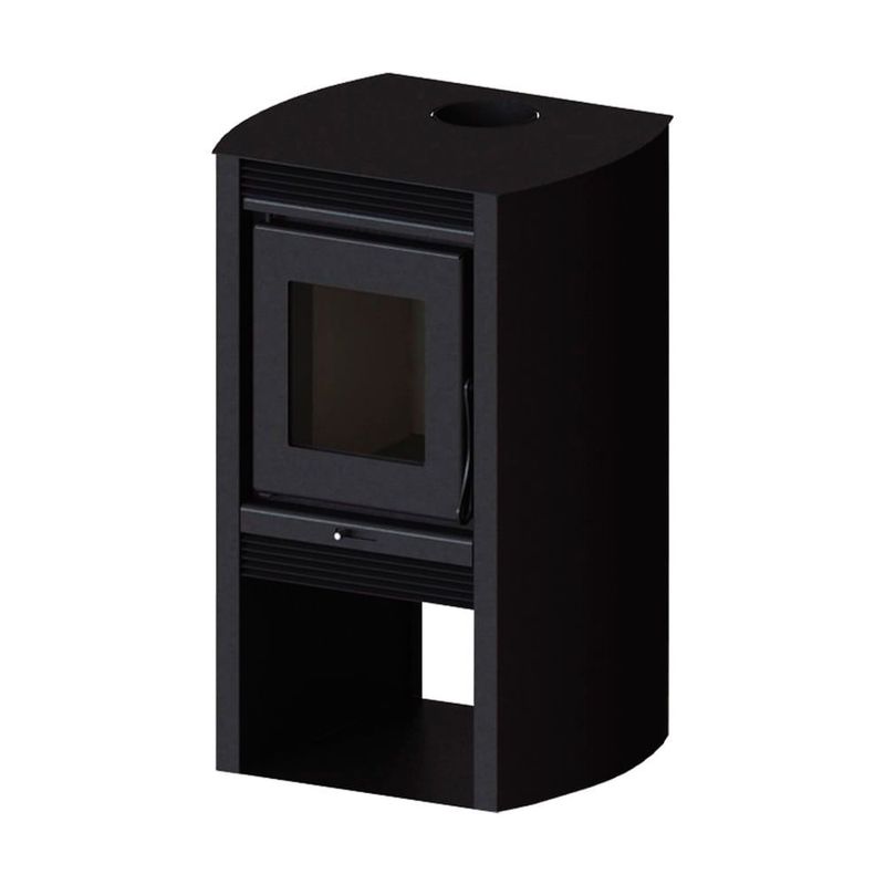 Calefator Met vila  Dupla Combust o 660GF C  Kit Canos Inox  1