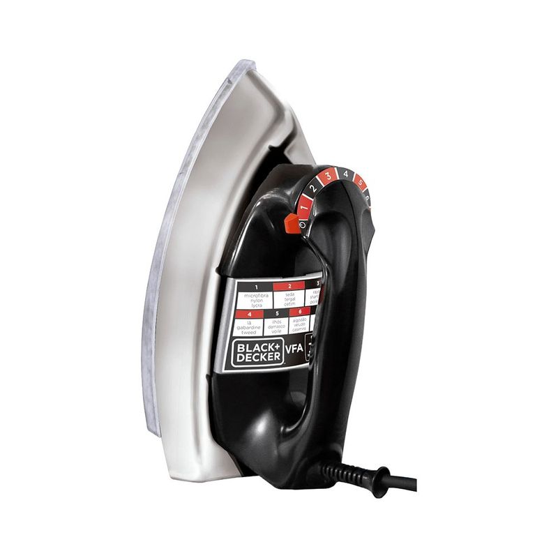 Ferro de Passar Seco Black Decker 1000W Alum nio 1