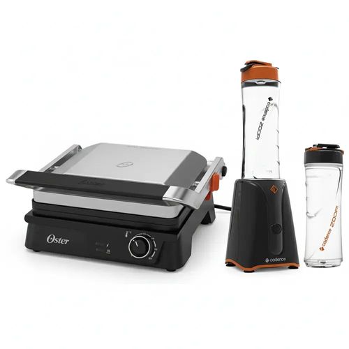 Kit Grill Oster OGRL610 + Blender Cadence BLD70 220V