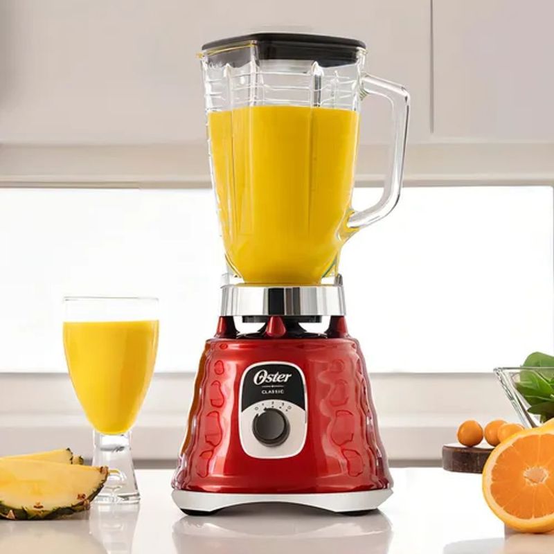 Liquidificador Oster New Osterizer 700W 1 25L Vermelho 6
