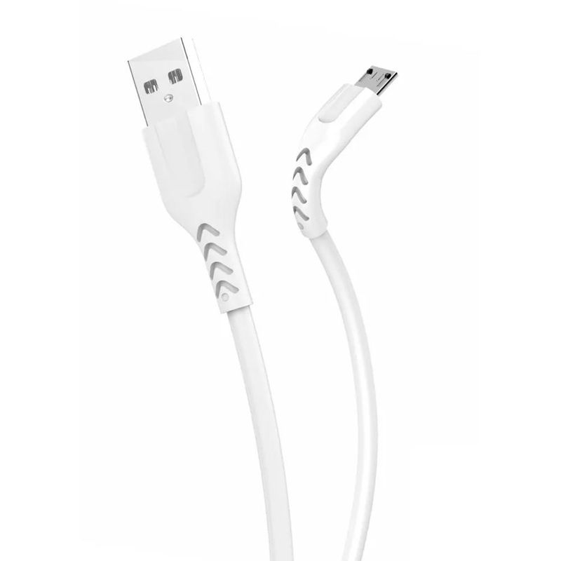 Cabo Kimaster Micro USB CB703X 1m Branco 1