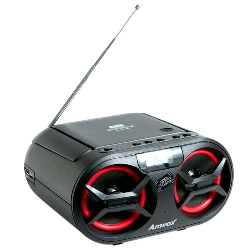 Rádio Amvox CD Player AMC 590 New Portátil