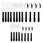 Faqueiro Tramontina Leme Inox Cabo Preto 20 P s 2