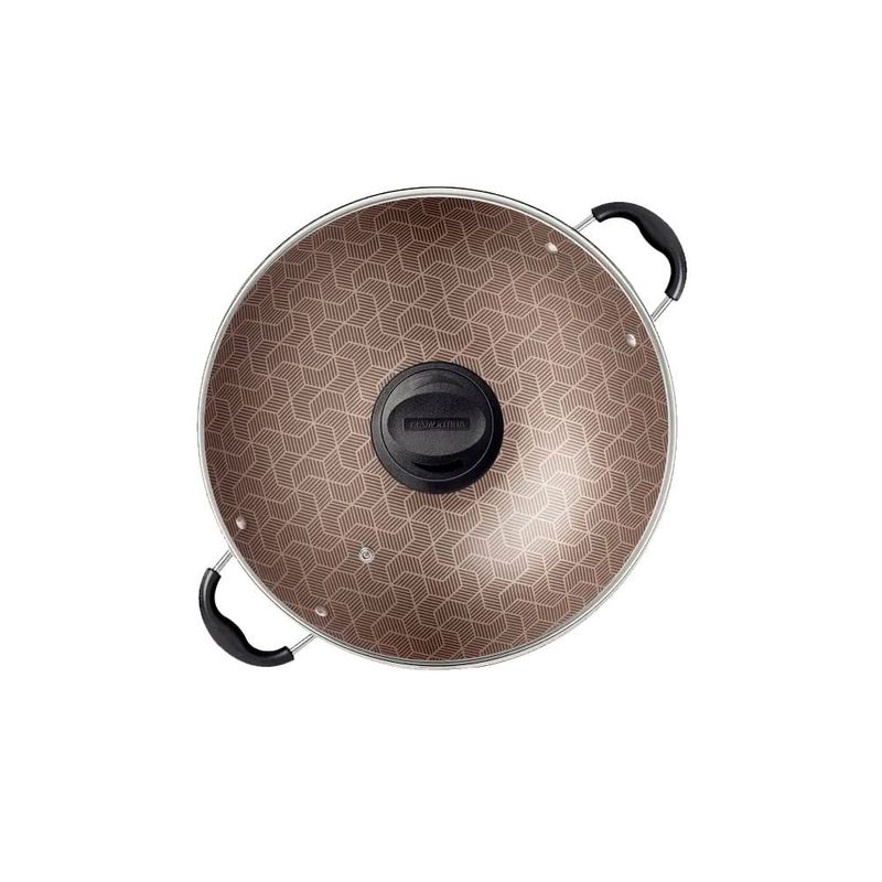 Wok Tramontina Paris 32cm Antiaderente Vermelha 1