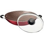 Wok Tramontina Paris 32cm Antiaderente Vermelha 2