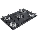 Cooktop G s Tramontina Brasil 5 Bocas Vidro Preto 94708 502 0
